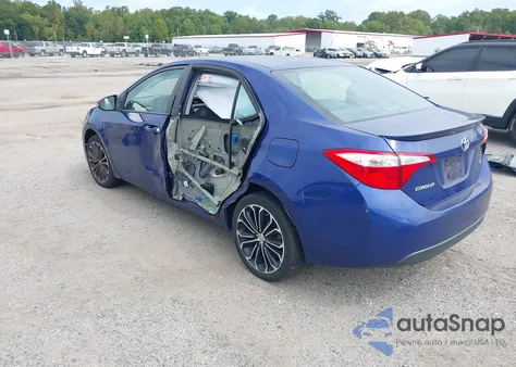 2015 Toyota Corolla S Plus z USA, uszkodzony, nr VIN 2T1BURHE8FC316410